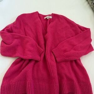 LOFT Women's Fuchsia Sweater